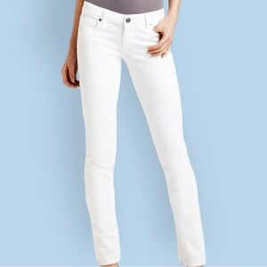 PAIGE Denim ‘Skyline Skinny Jeans’ in “Optic White” Size 24